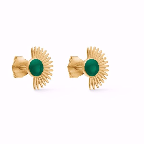 Bilde av Soleil Stud, Petrol Green