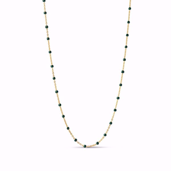 Bilde av Necklace Lola - Petrol Green