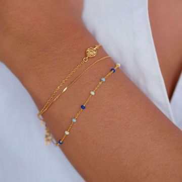 Bilde av Bracelet Lola Marine Goldplated